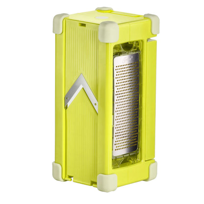 Genius Nicer Dicer Magic Cube gourmet Set (9tlg) Schneiden Reiben Hobeln Würfeln Allesschneider in grün; A33826