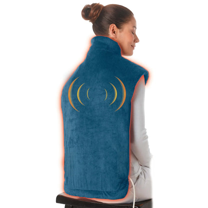 Genius Thermapulse Relief Wrap Heizweste mit Massagefunktion und Thermapuls Technologie in blau; A25139