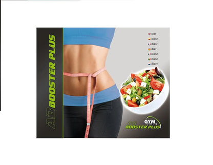 Gymform® Ab Booster PLUS - Ganzkörper-Trainingsgerät, Fitness Kleingerät, Heimtrainer - inkl. Bildschirm, Trainingsanleitung und Diätplan - Aus der TV Werbung