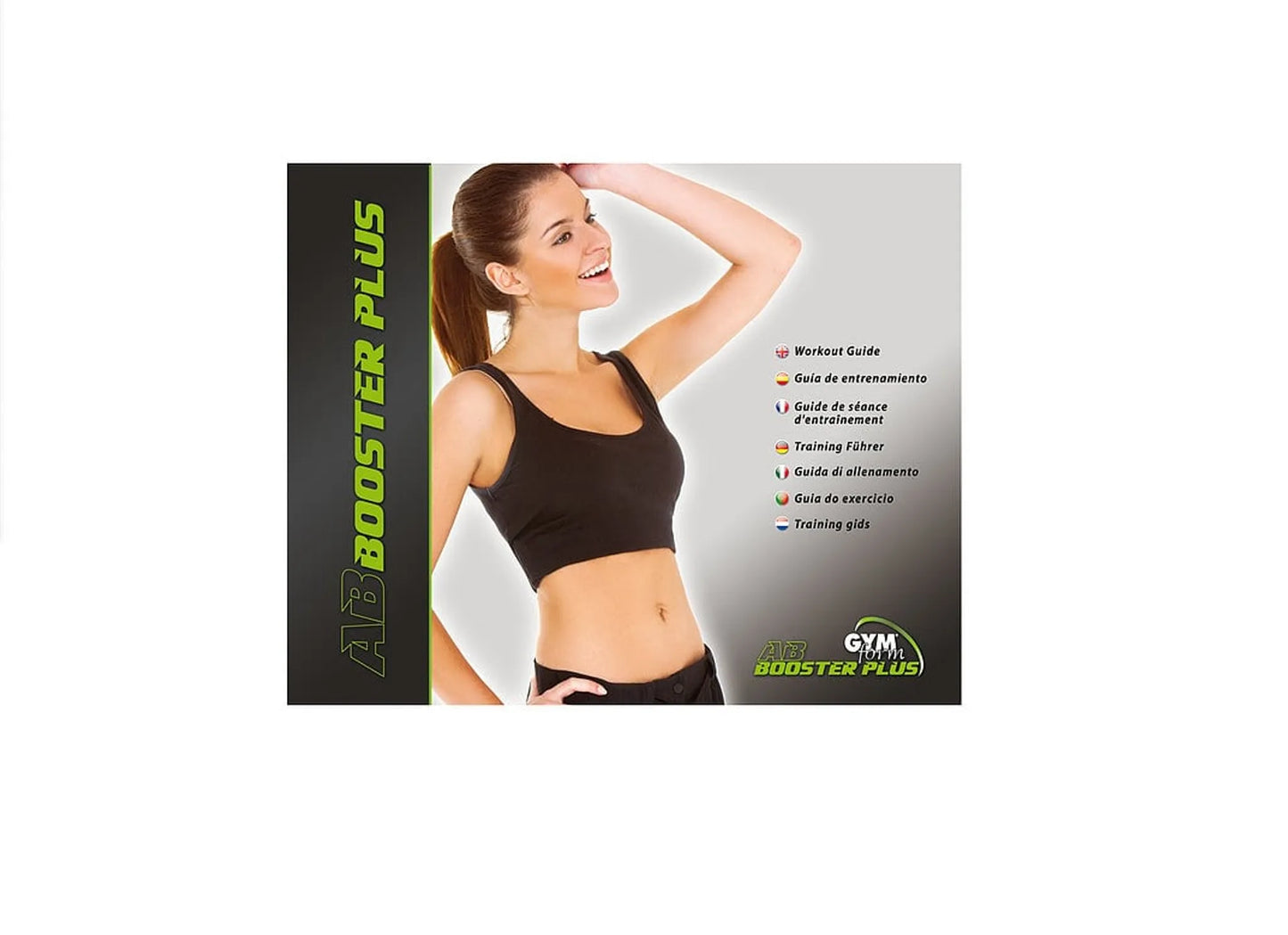 Gymform® Ab Booster PLUS - Ganzkörper-Trainingsgerät, Fitness Kleingerät, Heimtrainer - inkl. Bildschirm, Trainingsanleitung und Diätplan - Aus der TV Werbung