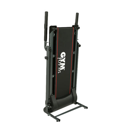 Gymform® Slim Fold Treadmill - kompaktes, zusammenklappbares Laufband, Fitnessgerät 6 km/h, 3 Programme sowie 3 variabel einstellbare Geschwindigkeiten bis 110 kg – Aus der TV Werbung