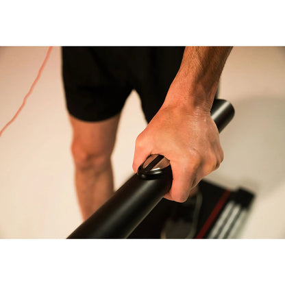 Gymform® Slim Fold Treadmill - kompaktes, zusammenklappbares Laufband, Fitnessgerät 6 km/h, 3 Programme sowie 3 variabel einstellbare Geschwindigkeiten bis 110 kg – Aus der TV Werbung