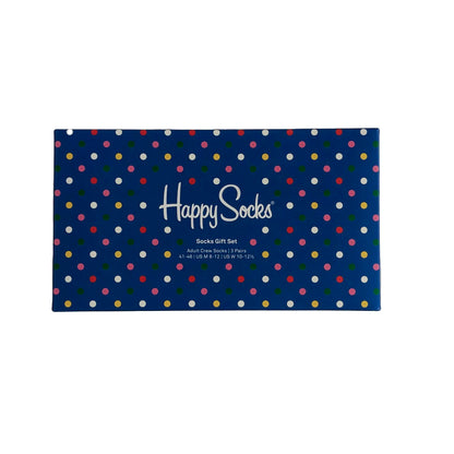 HAPPY SOCKS - 3-Pack Classic Multi-color Socken Geschenk Set BP
