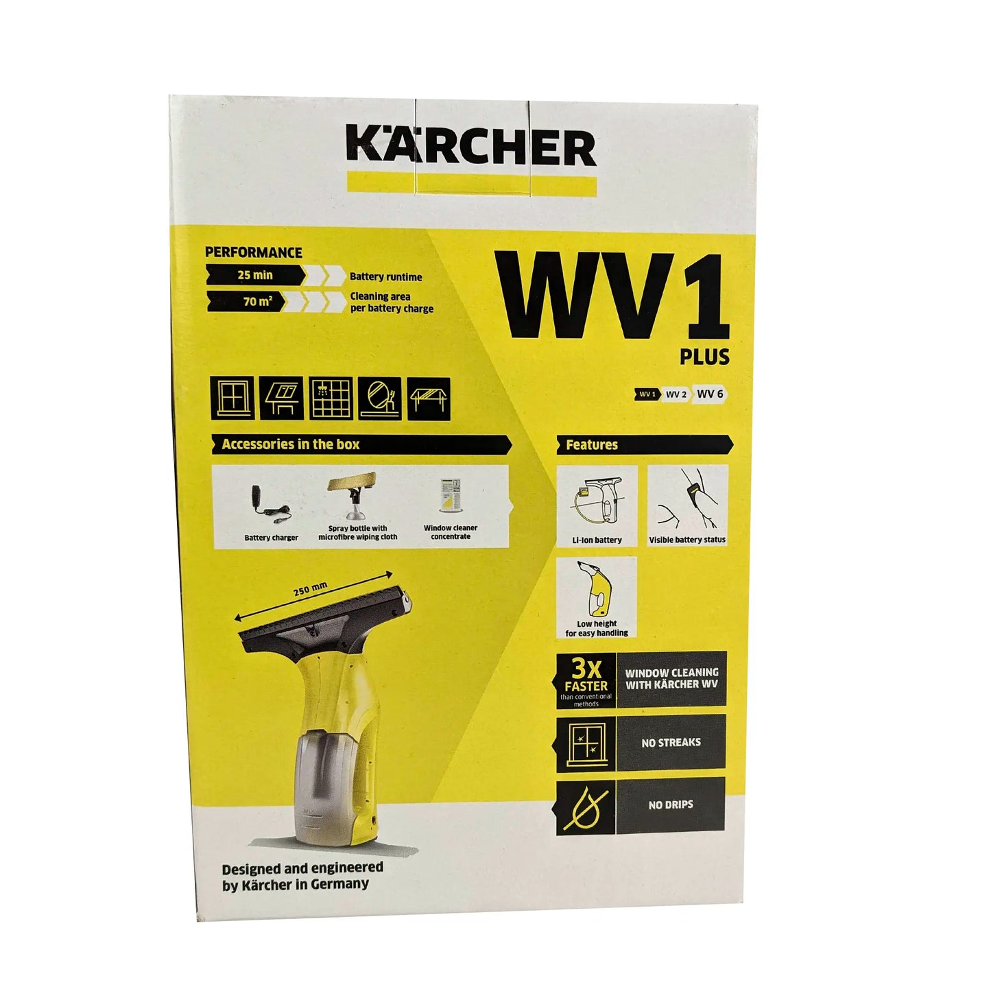 Kärcher WV 1 PLUS Akku-Fenstersauger