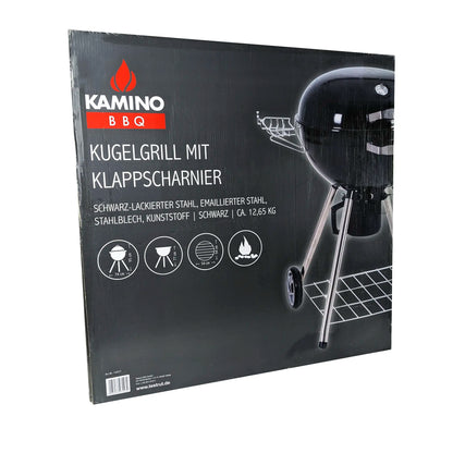 Kamino "Kamino Kugelgrill mit Klapphaube Holzkohle Kugelgrill auf Rollen"