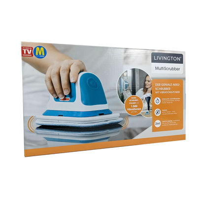 Livington MultiScrubber - Der geniale Akkuschrubber mit Vibrations-Power - putzt - schrubbt und poliert mit 1500 Vibrationen pro Minute