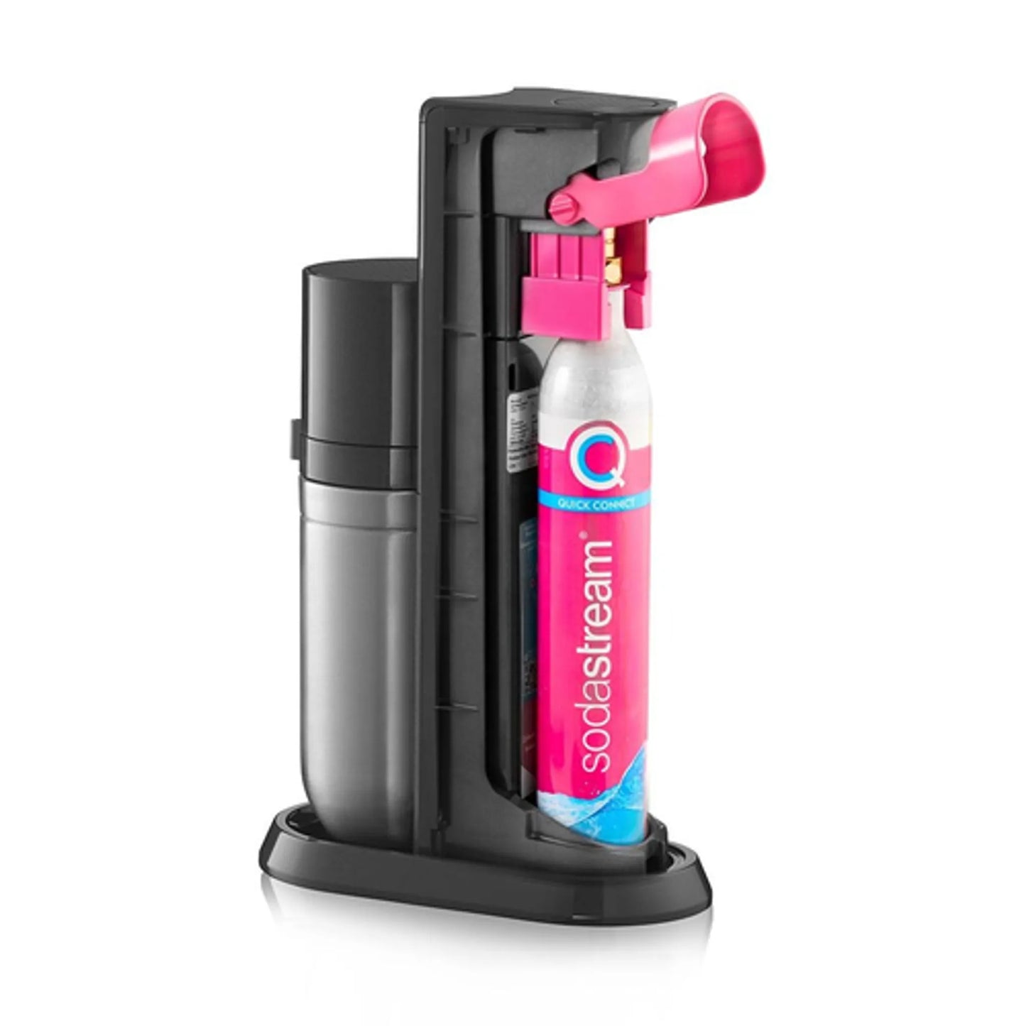 SodaStream DuoTitan Trinkwassersprudler, inkl. 1x 1 Liter Glasflasche, 1x 1 Liter PET, 1 x Quick Connect Zylinder
