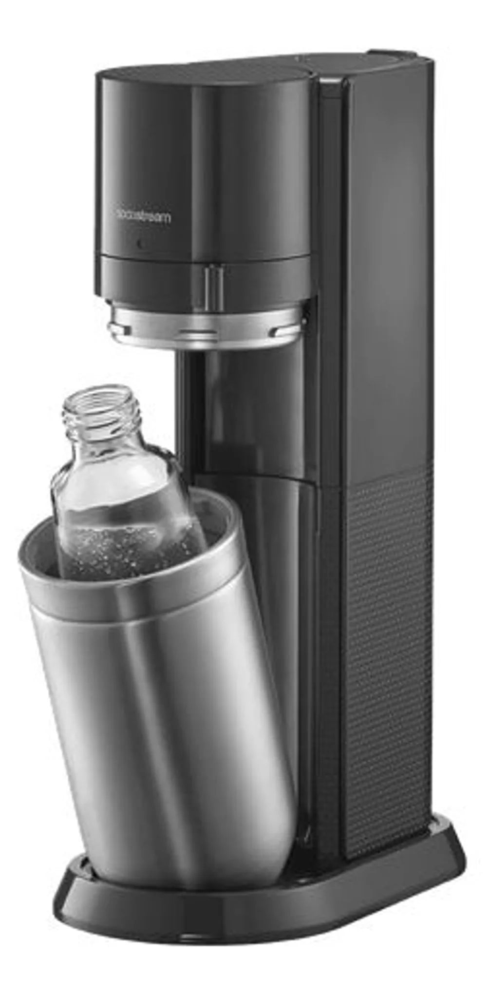 SodaStream DuoTitan Trinkwassersprudler, inkl. 1x 1 Liter Glasflasche, 1x 1 Liter PET, 1 x Quick Connect Zylinder