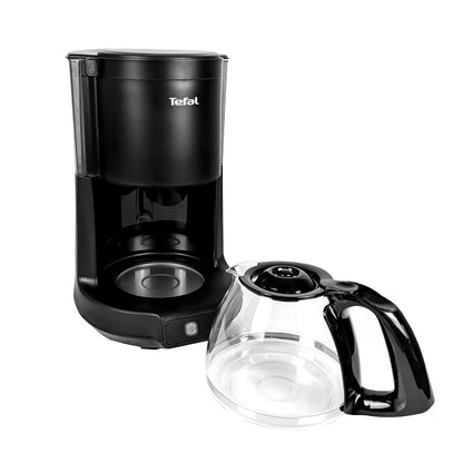 Tefal Principio Select Filterkaffeemaschine | 1,25 L | automatische Abschaltfunktion | Anti-Tropfsystem | sehr benutzerfreundlich | Schwarz Matt CM272N