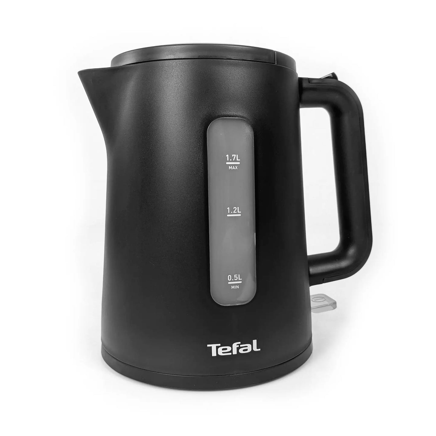 Tefal Wasserkocher Principio Select | 2400 Watt | 1,7L Wassertank | Automatischer Ein und Ausschalter | Antikalk-Filter | schwarz Matt