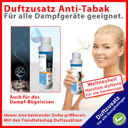 Duftzusatz Anti Tabak für alle Dampfreiniger, X5 Mop, Steam Mop - tv-original - 2