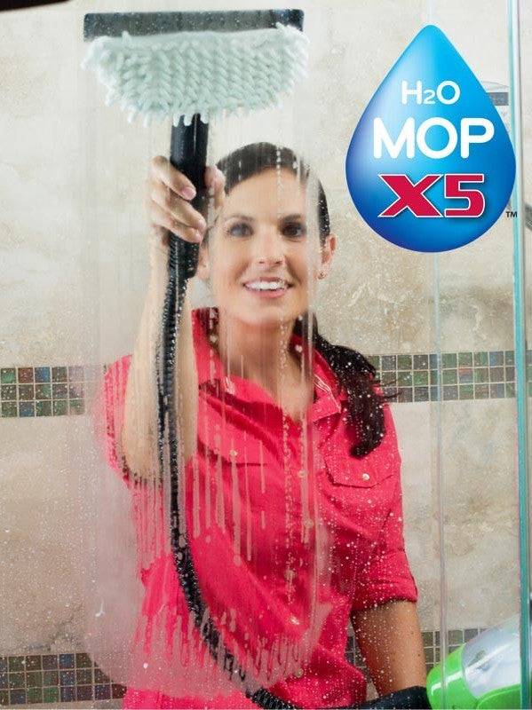 Neu: H2O Mop X5 1300-Watt, 5-in-1 Dampfreiniger in der Farbe: ROT - tv-original - 4